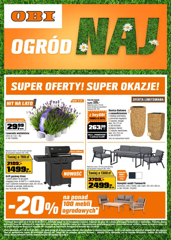 OBI - gazetka promocyjna Gazetka od środy 21.05 do wtorku 03.06