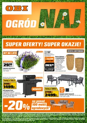 OBI - gazetka promocyjna Gazetka od środy 21.05 do wtorku 03.06 OBI - gazetka promocyjna Gazetka od środy 21.05 do wtorku 03.06