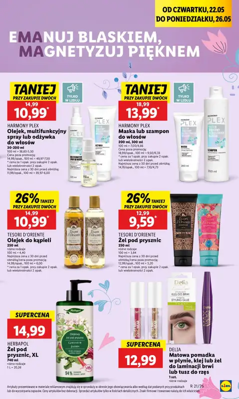 #Dzień Matki - gazetka promocyjna Lidl I Dzień mamy w Lidlu od czwartku 22.05 do soboty 24.05 - strona 6