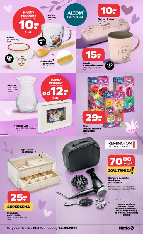 Dzień Matki - gazetka promocyjna Netto | Inspiracje tygodnia dla Mamy od środy 21.05 do soboty 24.05 - strona 2