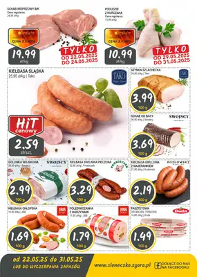 Słoneczko - gazetka promocyjna Gazetka od czwartku 22.05 do soboty 31.05 - strona 2 Słoneczko - gazetka promocyjna Gazetka od czwartku 22.05 do soboty 31.05 - strona 2