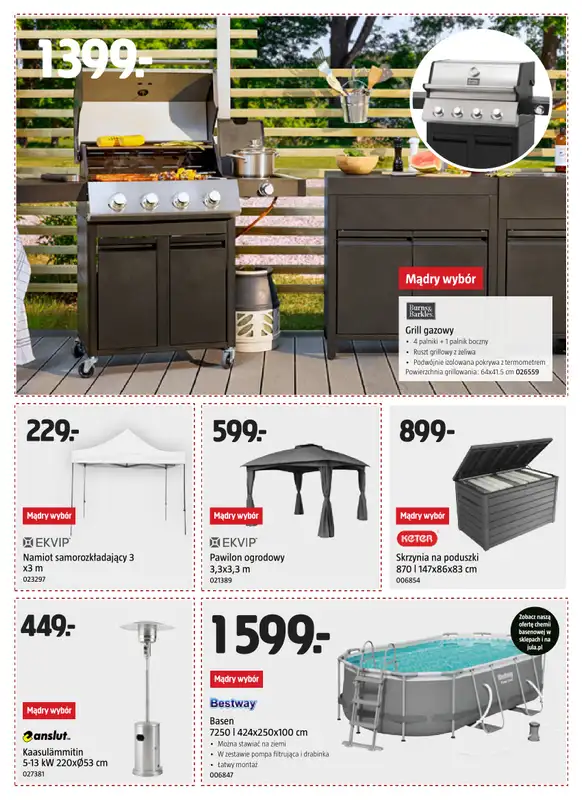 Jula - gazetka promocyjna Gazetka od czwartku 22.05 do środy 04.06 - strona 15