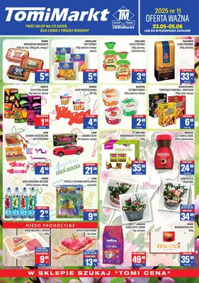 Tomi Markt - gazetka promocyjna Gazetka od piątku 23.05 do czwartku 05.06