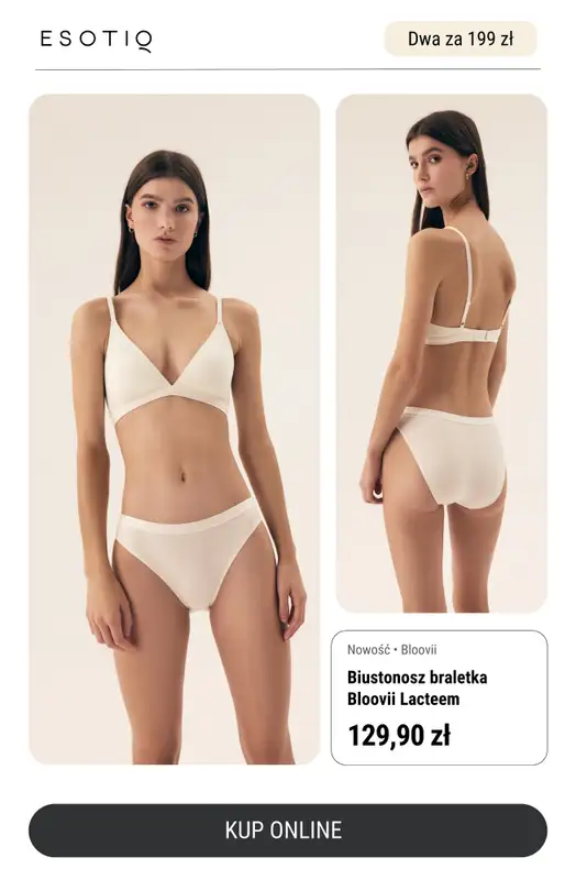 Esotiq - gazetka promocyjna Dwa biustonosze za 199 zł - podwójna radość na Dzień Mamy od czwartku 22.05 do czwartku 29.05 - strona 4