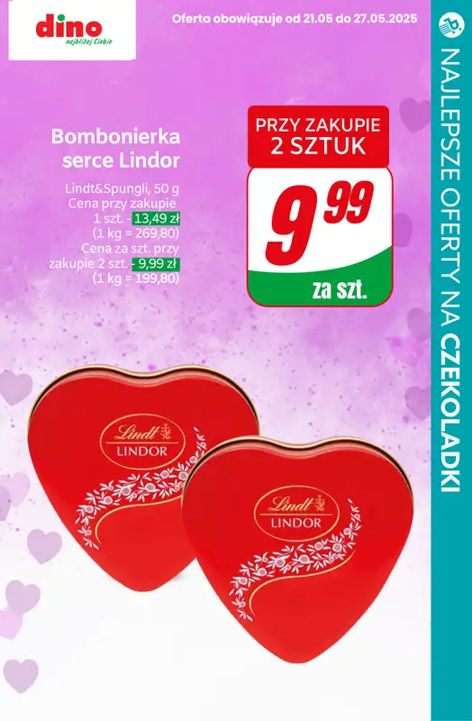 #Dzień Matki - gazetka promocyjna Czekoladki dla Mamy - przegląd sklepów od czwartku 22.05 do poniedziałku 26.05 - strona 9