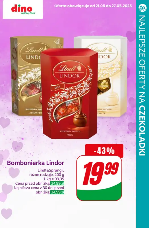 #Dzień Matki - gazetka promocyjna Czekoladki dla Mamy - przegląd sklepów od czwartku 22.05 do poniedziałku 26.05 - strona 11