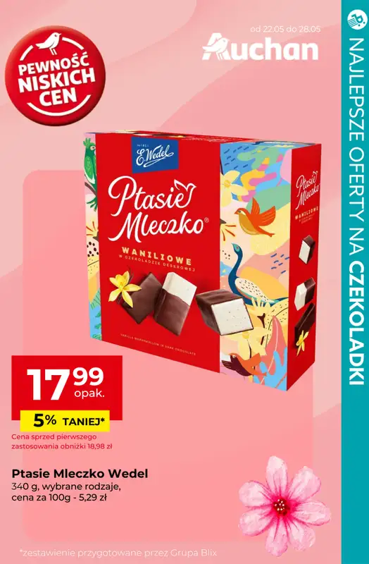 #Dzień Matki - gazetka promocyjna Czekoladki dla Mamy - przegląd sklepów od czwartku 22.05 do poniedziałku 26.05 - strona 15