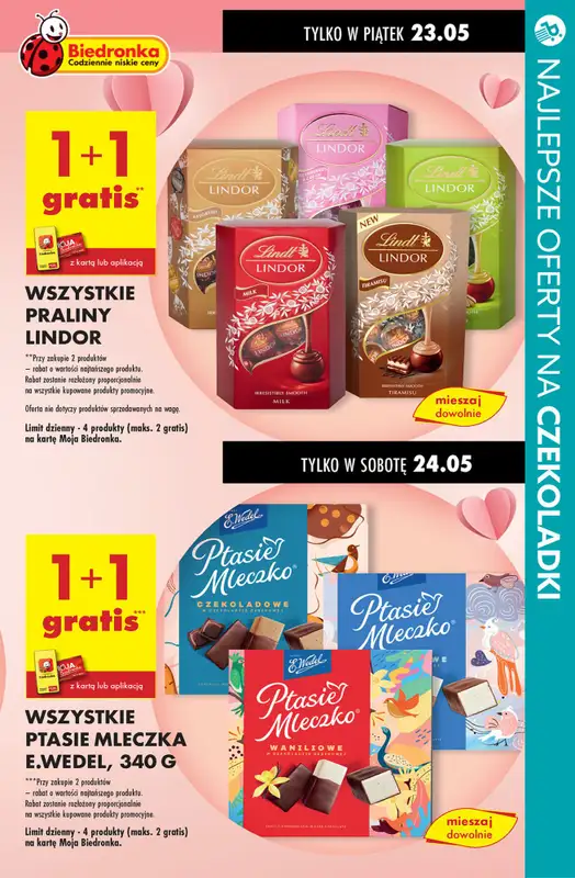 #Dzień Matki - gazetka promocyjna Czekoladki dla Mamy - przegląd sklepów od czwartku 22.05 do poniedziałku 26.05 - strona 10