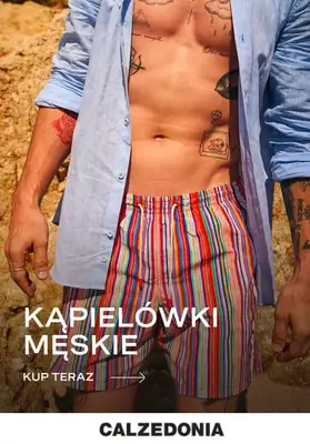 Calzedonia - gazetka promocyjna Kąpielówki męskie od piątku 23.05 do czwartku 29.05