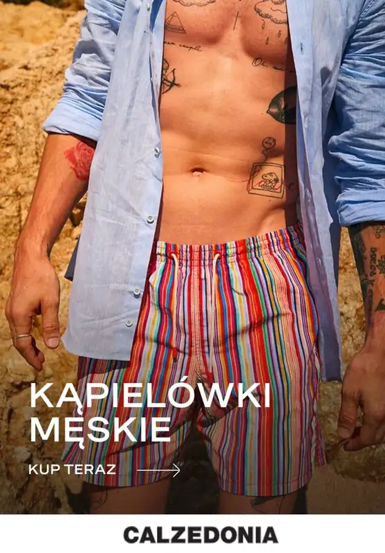 Calzedonia - gazetka promocyjna Kąpielówki męskie od piątku 23.05 do czwartku 29.05