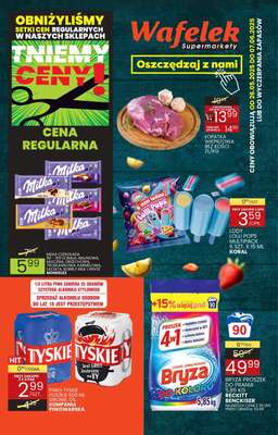 Wafelek - gazetka promocyjna Gazetka od poniedziałku 26.05 do soboty 07.06