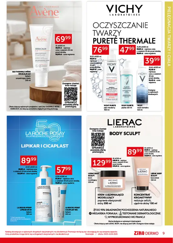 Ziko Dermo - gazetka promocyjna Gazetka Delikatna pielęgnacja wrażliwej skóry od czwartku 29.05 do środy 11.06 - strona 9