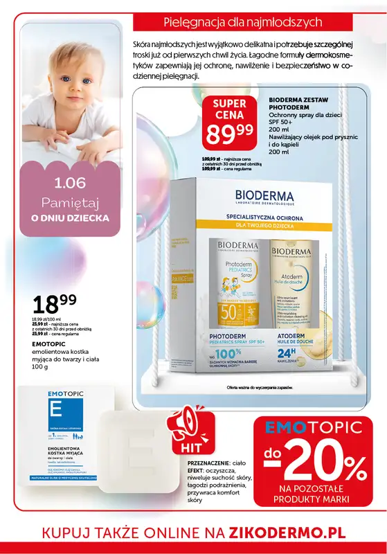 Ziko Dermo - gazetka promocyjna Gazetka Delikatna pielęgnacja wrażliwej skóry od czwartku 29.05 do środy 11.06 - strona 14