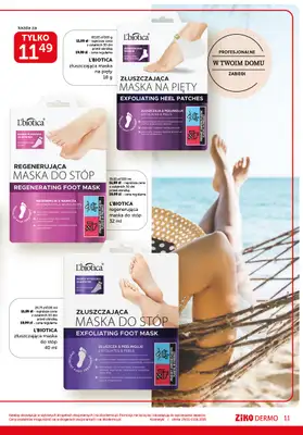 Ziko Dermo - gazetka promocyjna Gazetka Delikatna pielęgnacja wrażliwej skóry od czwartku 29.05 do środy 11.06 - strona 11