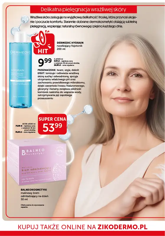 Ziko Dermo - gazetka promocyjna Gazetka Delikatna pielęgnacja wrażliwej skóry od czwartku 29.05 do środy 11.06 - strona 2