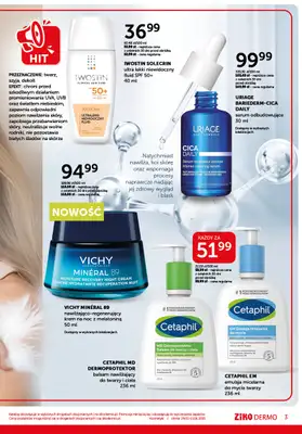 Ziko Dermo - gazetka promocyjna Gazetka Delikatna pielęgnacja wrażliwej skóry od czwartku 29.05 do środy 11.06 - strona 3