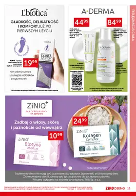 Ziko Dermo - gazetka promocyjna Gazetka Delikatna pielęgnacja wrażliwej skóry od czwartku 29.05 do środy 11.06 - strona 13
