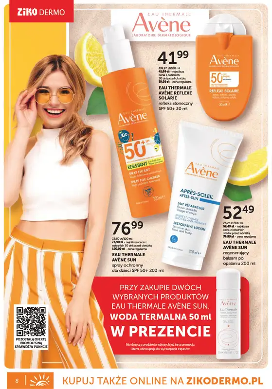 Ziko Dermo - gazetka promocyjna Gazetka Oferta słoneczna od czwartku 29.05 do poniedziałku 30.06 - strona 8