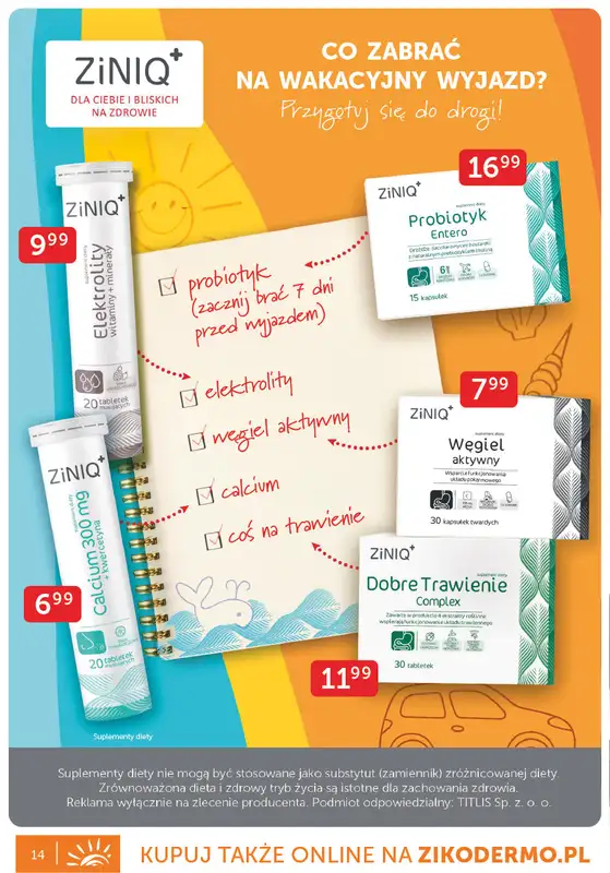Ziko Dermo - gazetka promocyjna Gazetka Oferta słoneczna od czwartku 29.05 do poniedziałku 30.06 - strona 14