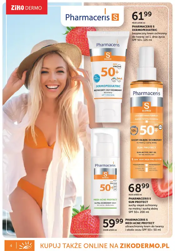 Ziko Dermo - gazetka promocyjna Gazetka Oferta słoneczna od czwartku 29.05 do poniedziałku 30.06 - strona 4