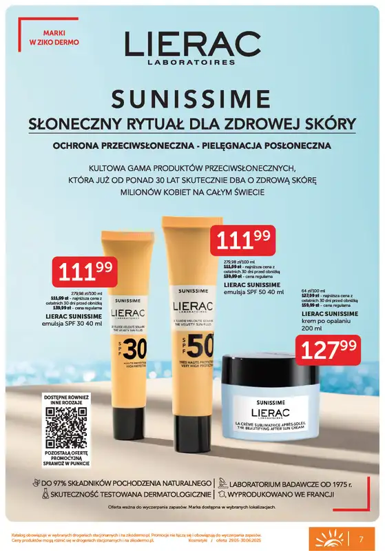 Ziko Dermo - gazetka promocyjna Gazetka Oferta słoneczna od czwartku 29.05 do poniedziałku 30.06 - strona 7