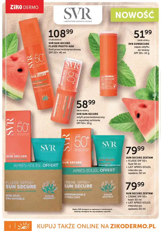Ziko Dermo - gazetka promocyjna Gazetka Oferta słoneczna od czwartku 29.05 do poniedziałku 30.06 - strona 2