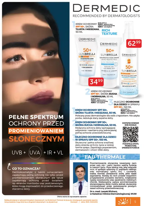 Ziko Dermo - gazetka promocyjna Gazetka Oferta słoneczna od czwartku 29.05 do poniedziałku 30.06 - strona 5