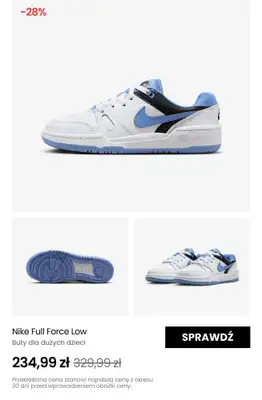 NIKE - gazetka promocyjna Do -30% na produkty dziecięce od poniedziałku 26.05 do niedzieli 01.06 - strona 4 NIKE - gazetka promocyjna Do -30% na produkty dziecięce od poniedziałku 26.05 do niedzieli 01.06 - strona 4