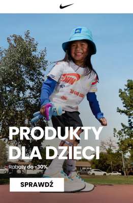NIKE - gazetka promocyjna Do -30% na produkty dziecięce od poniedziałku 26.05 do niedzieli 01.06