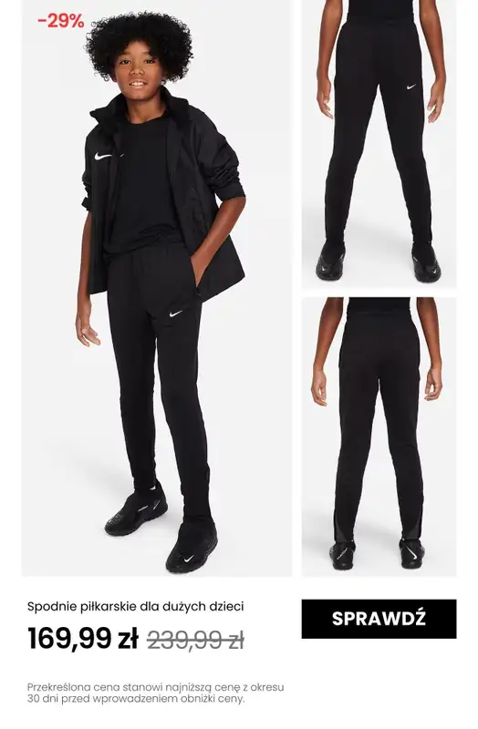 NIKE - gazetka promocyjna Do -30% na produkty dziecięce od poniedziałku 26.05 do niedzieli 01.06 - strona 14