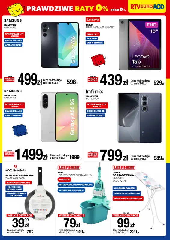 RTV EURO AGD - gazetka promocyjna Wielkie Otwarcie – Kęty (PH Kęty) -  30.05.2025 (piątek) – godz. 8:00 od piątku 30.05 do poniedziałku 02.06 - strona 7