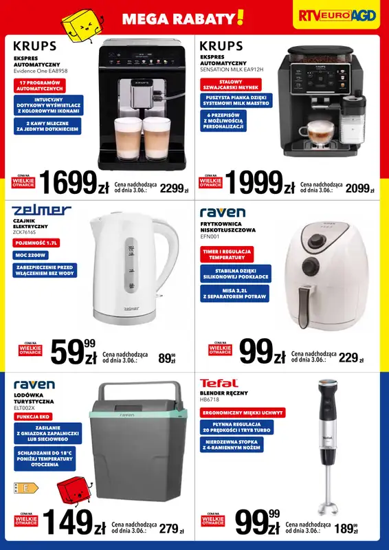 RTV EURO AGD - gazetka promocyjna Wielkie Otwarcie – Kęty (PH Kęty) -  30.05.2025 (piątek) – godz. 8:00 od piątku 30.05 do poniedziałku 02.06 - strona 5