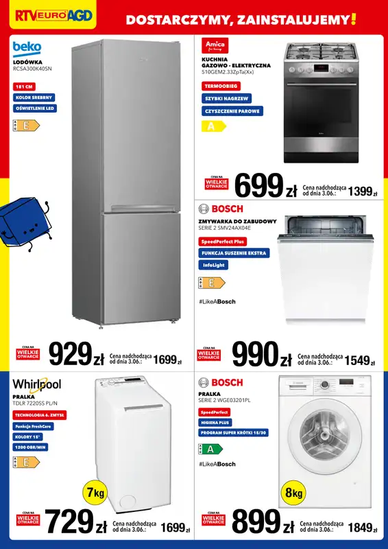 RTV EURO AGD - gazetka promocyjna Wielkie Otwarcie – Kęty (PH Kęty) -  30.05.2025 (piątek) – godz. 8:00 od piątku 30.05 do poniedziałku 02.06 - strona 4