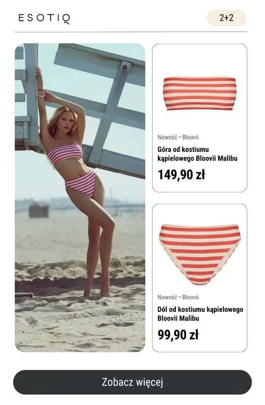 Esotiq - gazetka promocyjna 2+2 na nową kolekcję! od wtorku 27.05 do poniedziałku 02.06 - strona 2