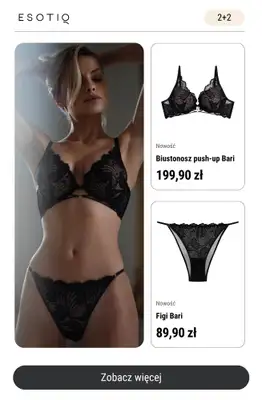 Esotiq - gazetka promocyjna 2+2 na nową kolekcję! od wtorku 27.05 do poniedziałku 02.06 - strona 4 Esotiq - gazetka promocyjna 2+2 na nową kolekcję! od wtorku 27.05 do poniedziałku 02.06 - strona 4