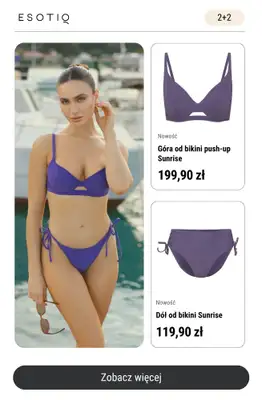 Esotiq - gazetka promocyjna 2+2 na nową kolekcję! od wtorku 27.05 do poniedziałku 02.06 - strona 8 Esotiq - gazetka promocyjna 2+2 na nową kolekcję! od wtorku 27.05 do poniedziałku 02.06 - strona 8