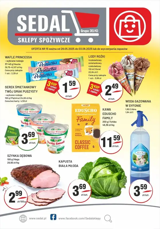Sedal - gazetka promocyjna Gazetka od środy 28.05 do wtorku 03.06