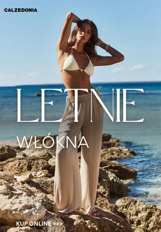 Calzedonia - gazetka promocyjna Przewiewne spodnie na lato od środy 28.05 