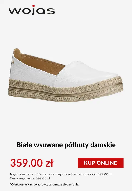 Wojas - gazetka promocyjna -20% na zakupy od 399 zł od środy 28.05 do poniedziałku 02.06 - strona 4