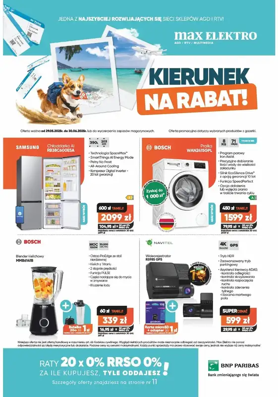 Max Elektro - gazetka promocyjna Gazetka od czwartku 29.05 do poniedziałku 30.06