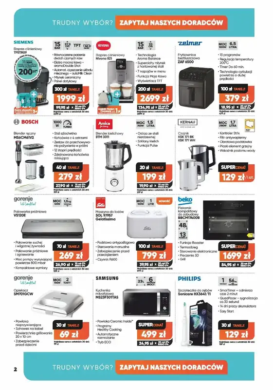 Max Elektro - gazetka promocyjna Gazetka od czwartku 29.05 do poniedziałku 30.06 - strona 2