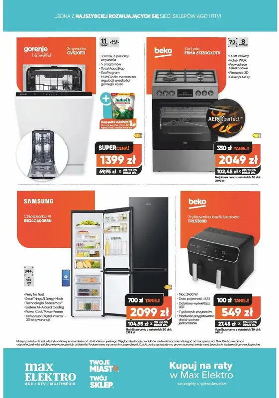 Max Elektro - gazetka promocyjna Gazetka od czwartku 29.05 do poniedziałku 30.06 - strona 12