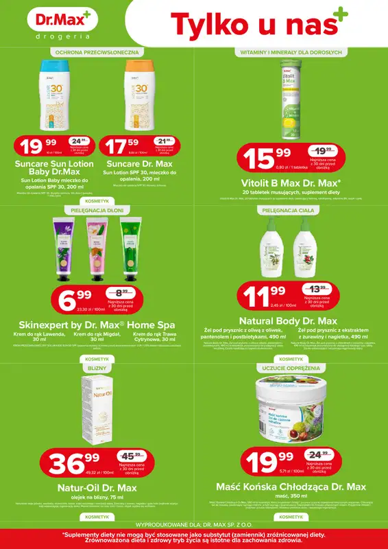 Dr.Max Drogeria - gazetka promocyjna MAXymalne promocje od niedzieli 01.06 do poniedziałku 30.06 - strona 7
