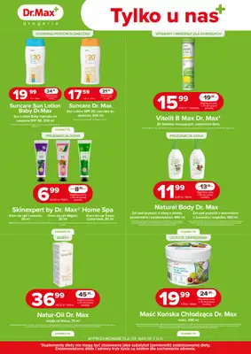 Dr.Max Drogeria - gazetka promocyjna MAXymalne promocje od niedzieli 01.06 do poniedziałku 30.06 - strona 7 Dr.Max Drogeria - gazetka promocyjna MAXymalne promocje od niedzieli 01.06 do poniedziałku 30.06 - strona 7