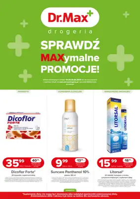 Dr.Max Drogeria - gazetka promocyjna MAXymalne promocje od niedzieli 01.06 do poniedziałku 30.06 Dr.Max Drogeria - gazetka promocyjna MAXymalne promocje od niedzieli 01.06 do poniedziałku 30.06