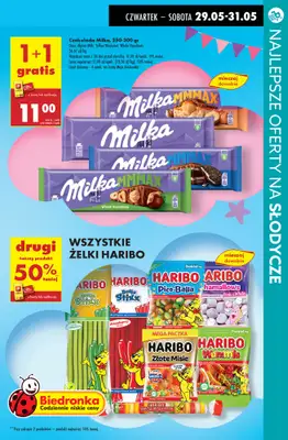 #Dzień Dziecka - gazetka promocyjna Najlepsze oferty na SŁODYCZE na DZIEŃ DZIECKA od czwartku 29.05 do soboty 31.05 - strona 12