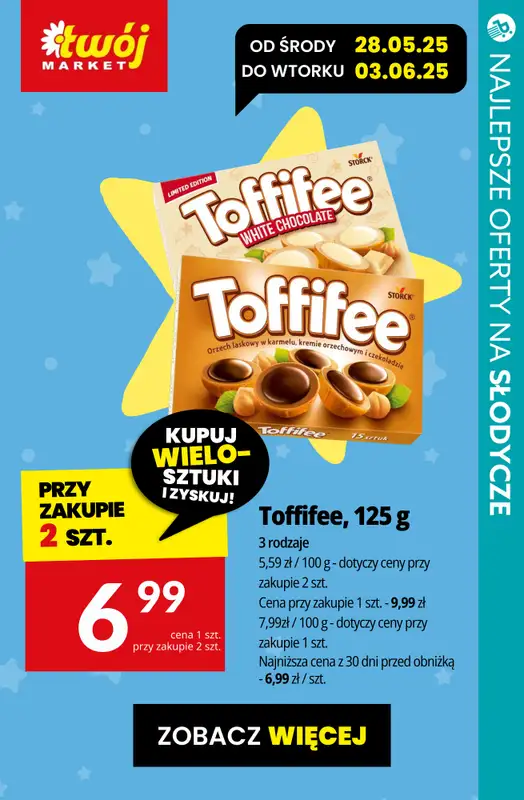 #Dzień Dziecka - gazetka promocyjna Najlepsze oferty na SŁODYCZE na DZIEŃ DZIECKA od czwartku 29.05 do soboty 31.05 - strona 2