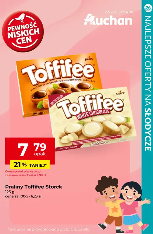 #Dzień Dziecka - gazetka promocyjna Najlepsze oferty na SŁODYCZE na DZIEŃ DZIECKA od czwartku 29.05 do soboty 31.05 - strona 3