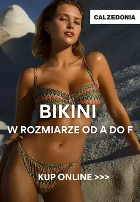 Calzedonia - gazetka promocyjna Bikini w rozmiarze od A do F od czwartku 29.05 