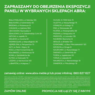 Abra Meble - gazetka promocyjna Gazetka od piątku 30.05 do wtorku 17.06 - strona 20 Abra Meble - gazetka promocyjna Gazetka od piątku 30.05 do wtorku 17.06 - strona 20